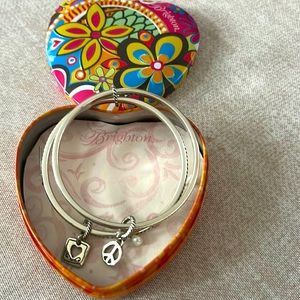 Brighton Double Bangle/Charm Bracelet